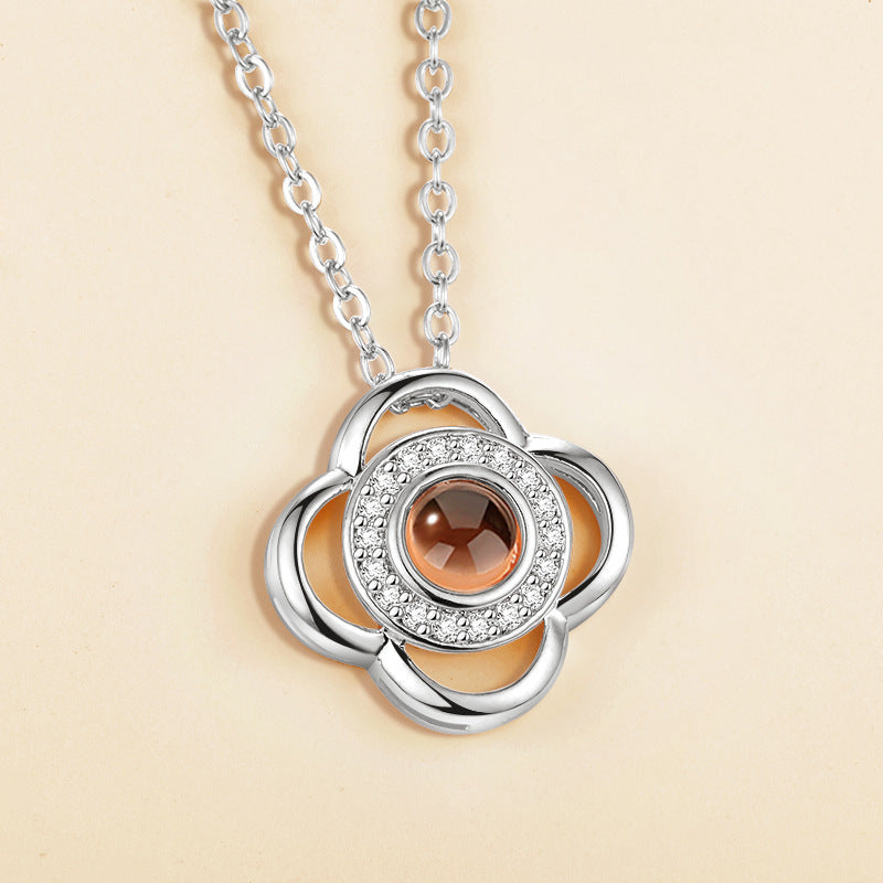 Blossoming Love Circle Pendant