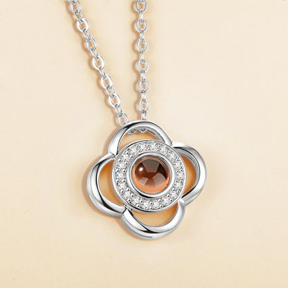 Blossoming Love Circle Pendant