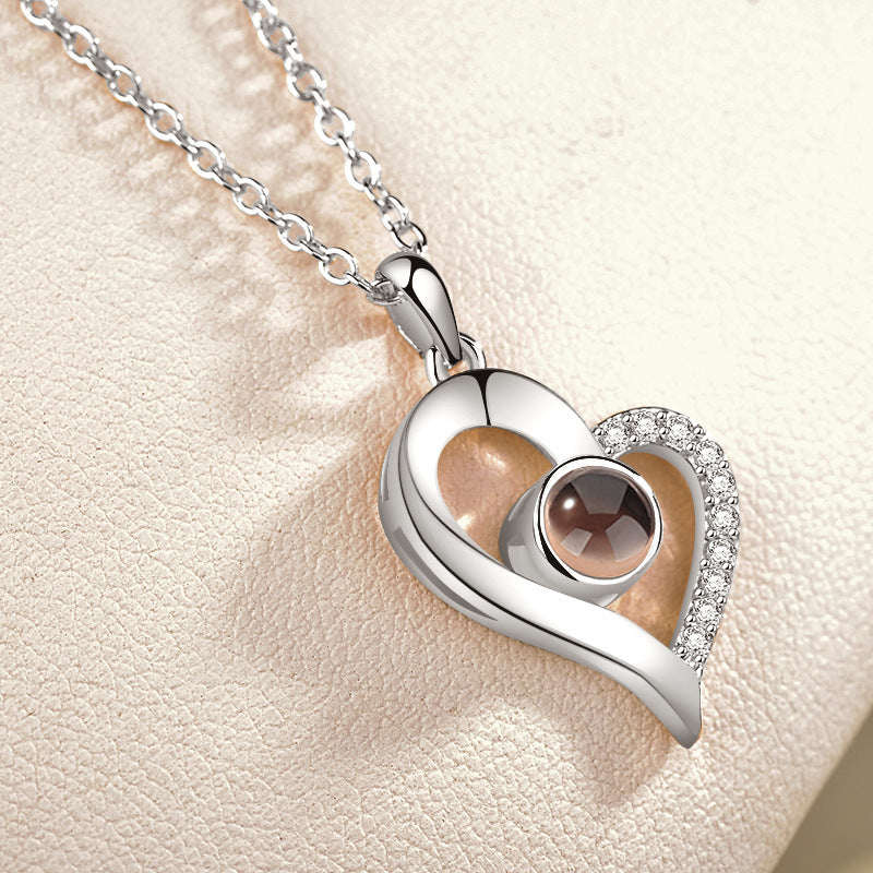 Sentimental Heart Projection Charm