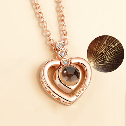 Sparkling Promise Couple’s Necklace